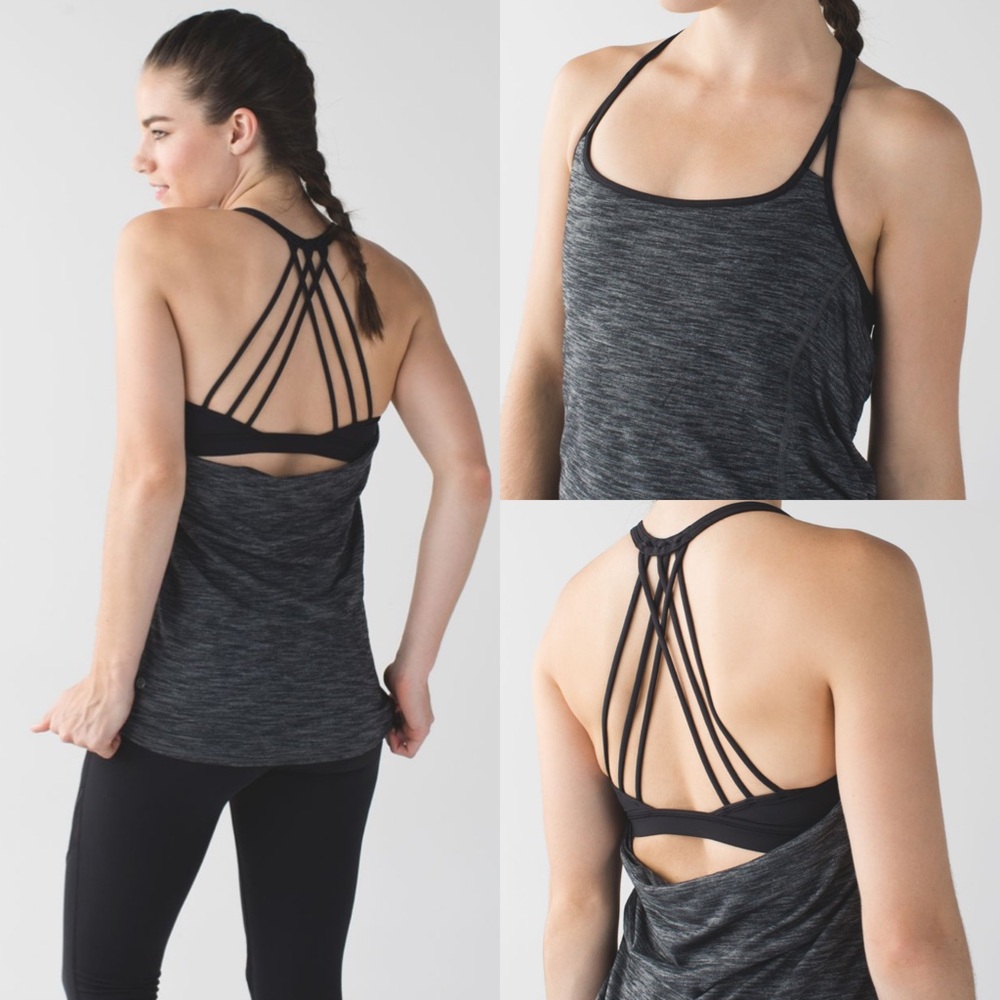 lululemon athletica Black Tank Top